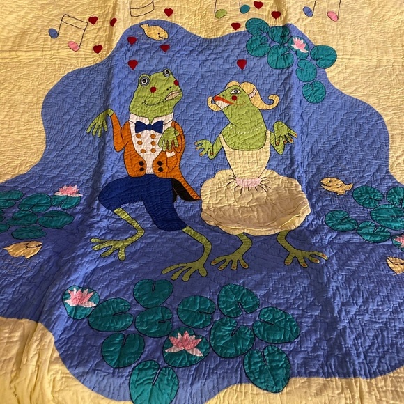 UNIQUE ⭐️JUDI BOISSON baby crib quilt - Picture 3 of 8